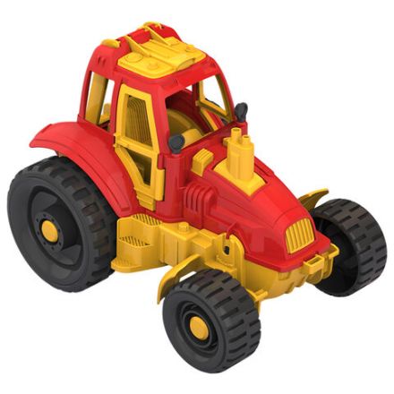 Трактор игрушечный, "Классик" пластиковый, 24,5x16,5x17,8 см, НОРДПЛАСТ, 395 Трактор игрушечный, "Классик" пластиковый, 24,5x16,5x17,8 см, НОРДПЛАСТ, 395