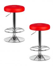 Набор 2 шт Табурет барный DOBRIN BRUNO, красный