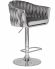 Набор 2 шт Стул барный DOBRIN MARCEL, серый велюр (MJ9-75)