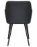 Набор 2 шт Стул обеденный DOBRIN ROBERT, черные матовые ножки, велюр V108-77 Чёрный