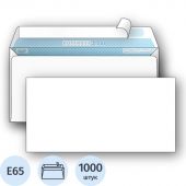 Конверт BusinessPost E65 90 г/кв.м белый стрип с внутренней запечаткой (1000 штук в упаковке)