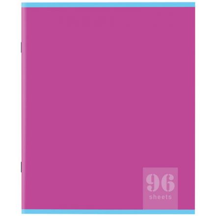 Тетрадь А5, 96 л., STAFF, скоба, клетка, офсет №2 ЭКОНОМ, обложка картон, "Monochrome" (микс в спайке), 404442