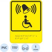 Знак безопасности ТП7 Кнопка вызова персонала для оказания ситуац помощи