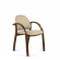Стул Джуно D8 (темный орех) S-0428 (бежевый)