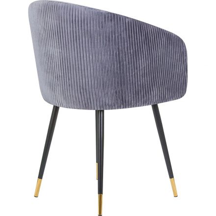 Кресло LO_обеденное DOBRIN MARY LM-7305_B-M_V-1922-19 серый велюр