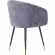 Кресло LO_обеденное DOBRIN MARY LM-7305_B-M_V-1922-19 серый велюр
