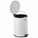Ведро мусорное с педалью 12 литров "Classic", БЕЛОЕ ГЛЯНЦЕВОЕ, металлическое, со съемным внутренним ведром, LAIMA, 604948