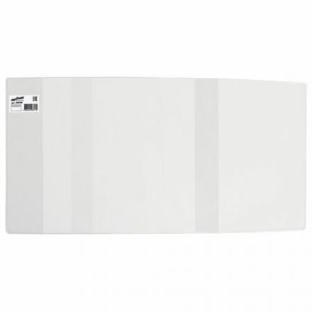 Обложка ПВХ со штрихкодом для учебников МАЛОГО ФОРМАТА, С ЗАКЛАДКОЙ, ПЛОТНАЯ, 110 мкм, 233х450 мм, универс., прозрачная, ЮНЛАНДИЯ, 229319 Обложка ПВХ со штрихкодом для учебников МАЛОГО ФОРМАТА, С ЗАКЛАДКОЙ, ПЛОТНАЯ, 110 мкм, 233х450 мм, универс., прозрачная, ЮНЛАНДИЯ, 229319