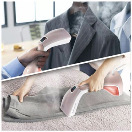 Отпариватель ручной KITFORT КТ-929-1, 1600 Вт, пар 20 г/мин, резервуар 0,24 л, 1 режим, белый/коричневый Отпариватель ручной KITFORT КТ-929-1, 1600 Вт, пар 20 г/мин, резервуар 0,24 л, 1 режим, белый/коричневый