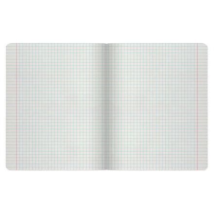 Тетрадь А5 48 л. АЛЬТ скоба, клетка, глянцевый лак, "Газета" (5 видов), 7-48-1146