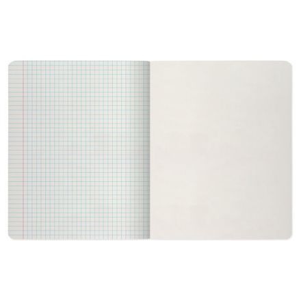 Тетрадь А5 48 л. АЛЬТ скоба, клетка, глянцевый лак, "Газета" (5 видов), 7-48-1146