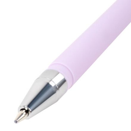 Ручка шариковая BRAUBERG "SOFT PASTEL", СИНЯЯ, корпус ассорти, узел 0,7 мм, линия 0,35 мм, 144397