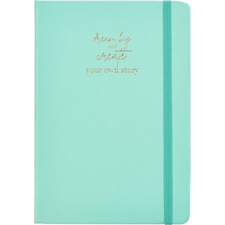 Ежедневник недатированный мятный, А5 136 л., Story, ATTACHE