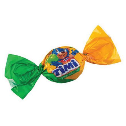 Конфеты желейные KONTI "Timi" Mix со вкусами яблока, апельсина и малины, 1000 г, пакет, 15880