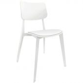 Стул для столовых SHT-S110-P белый/белый 210045