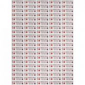 Индикатор стерилизации ПАР ИнТЕСТ-ПФ2 121/25, 134/5, 500 шт., б/ж