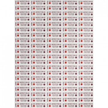 Индикатор стерилизации ПАР ИнТЕСТ-ПФ2 121/25, 134/5, 500 шт., б/ж