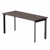 Стол прямой Everprof EVO на металлокаркасе 1580х670х755 мм опоры 45гр Дуб Пасадена/Черный