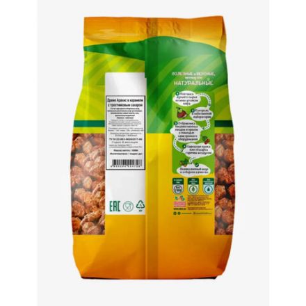 Арахис в карамели с тростниковым сахаром ДАРЫ ПРИРОДЫ, 1 кг