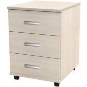 Тумба выкатная Канц ТК30.15 (дуб молочный, 3 ящика, 405x460x560 мм)