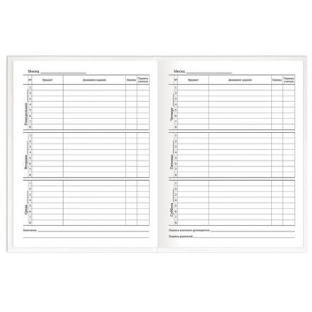 Дневник 1-11 класс 40 л., твердый, BRAUBERG, матовая ламинация, БЕЛЫЙ, 105540