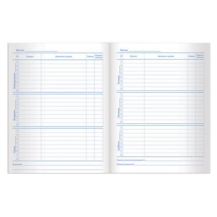 Дневник 1-11 класс 40 л., твердый, BRAUBERG, матовая ламинация, БЕЛЫЙ, 105540