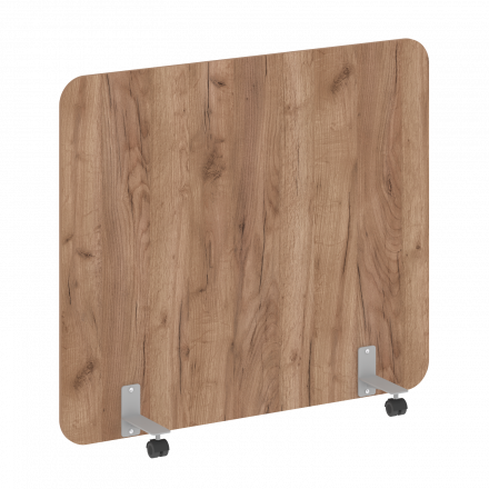 R-line Перегородка на металлических опорах, на роликах DP.R-140-120 Дуб табак/Серый металл 1400*18*1200 R-line Перегородка на металлических опорах, на роликах DP.R-140-120 Дуб табак/Серый металл 1400*18*1200