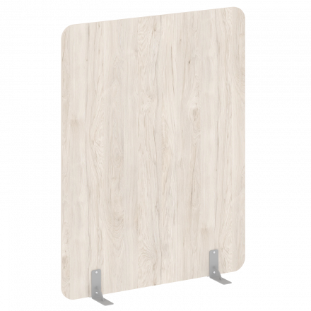 R-line Перегородки на металлических опорах на фетровых подпятниках DP.F-140-180 Денвер светлый/Серый металл 1400*18*1800