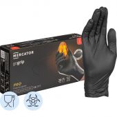 Перчатки одноразовые нитрил GOGRIP BLACK цв.черный (25 пар/уп) р.L