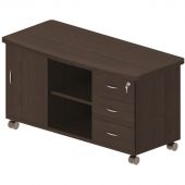 Тумба ED Форум/Статус сервис.моб. Фр-3.1 каштан/венге