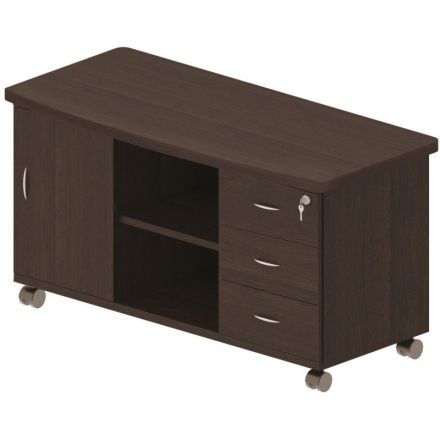 Тумба ED Форум/Статус сервис.моб. Фр-3.1 каштан/венге