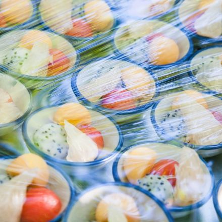 Пленка пищевая полиэтиленовая 45 см x 250 м, 12 мкм, прозрачная