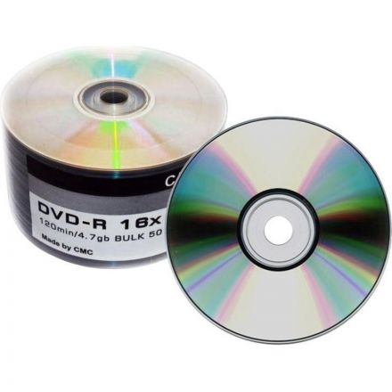 Носители информации CMC DVD-R 4,7 GB 16x Bulk/50