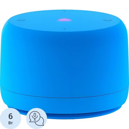 Умная колонка Яндекс Станция Лайт 2 с Алисой, синий (YNDX-00028BLU)