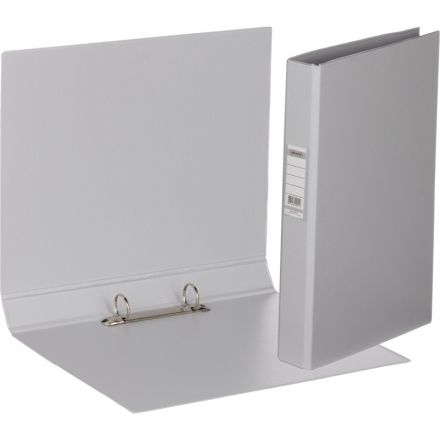 Папка на 2-х кольцах Bantex 35 мм серая до 200 листов