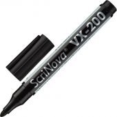 Маркер для белых досок и флипчарт ScriNova VX-200 черный Маркер для белых досок и флипчарт ScriNova VX-200 черный