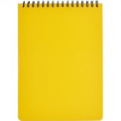 Блокнот А5,60л,кл,спир,пласт.обл,тонир.бл. Attache Bright colours Желтый