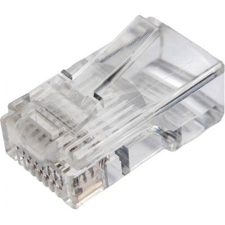 Коннектор TWT TWT-PL45-8P8C RJ45 UTP 8P8C, универсальный, cat.5e, 100шт/уп