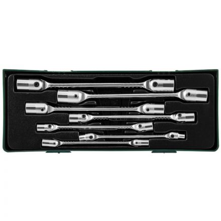 Набор ключей гаечных карданных в ложементе, 6-19 мм, 7 предметов W43A107SP