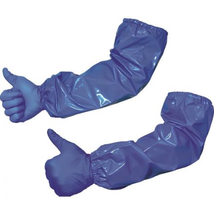 Нарукавник многоразовый Рукас полиуретановый 46x22, цвет синий