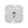 Розетка KRANZ KR-78-0222 DEA телефонная RJ11 с/у мех. Бел (1/10/120) Розетка KRANZ KR-78-0222 DEA телефонная RJ11 с/у мех. Бел (1/10/120)