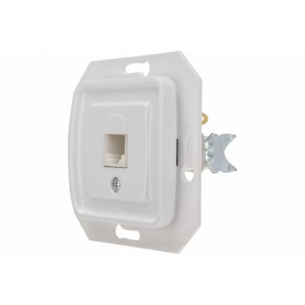 Розетка KRANZ KR-78-0222 DEA телефонная RJ11 с/у мех. Бел (1/10/120) Розетка KRANZ KR-78-0222 DEA телефонная RJ11 с/у мех. Бел (1/10/120)