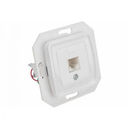 Розетка KRANZ KR-78-0222 DEA телефонная RJ11 с/у мех. Бел (1/10/120) Розетка KRANZ KR-78-0222 DEA телефонная RJ11 с/у мех. Бел (1/10/120)