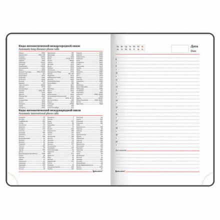 Ежедневник недатированный А5 (138х213 мм), BRAUBERG VISTA, под кожу, гибкий, 136 л., "Romantic", 112043