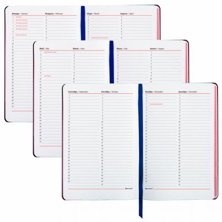 Ежедневник недатированный А5 (138х213 мм), BRAUBERG VISTA, под кожу, гибкий, 136 л., "Romantic", 112043