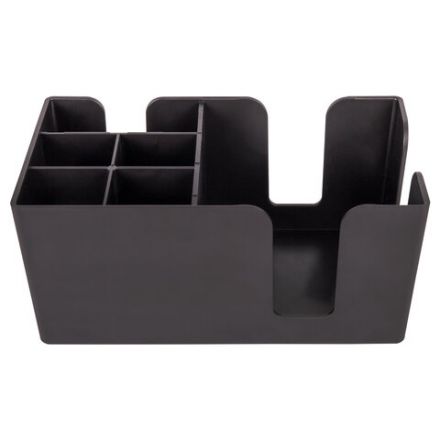 Подставка органайзер барный (шесть отделений) для салфеток, сахара, размешивателей, зубочисток, трубочек, ложечек, LAIMA, 608100