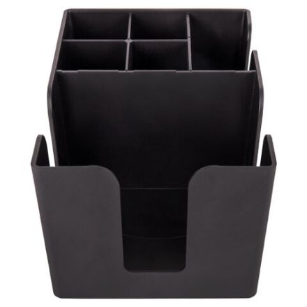 Подставка органайзер барный (шесть отделений) для салфеток, сахара, размешивателей, зубочисток, трубочек, ложечек, LAIMA, 608100