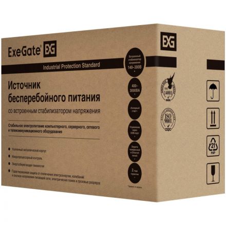 ИБП ExeGate Power Back BNB-800 800VA/480W 2xEURO(EP212516RUS)