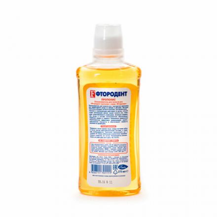 Ополаскиватель для полости рта 275 мл, ФТОРОДЕНТ "Прополис", 1160