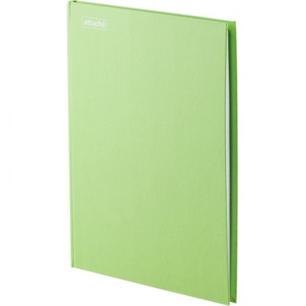 Книга учета 96 листов А4 кл насш бл офс Attache Bright Сolours(об-карт)лайм